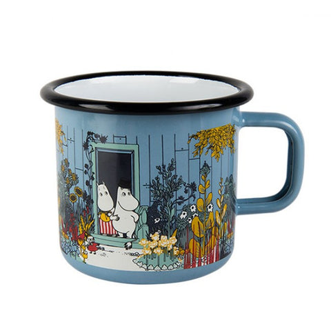Moomin on the Riviera enamel mug  3,7 dl - Moominhouse