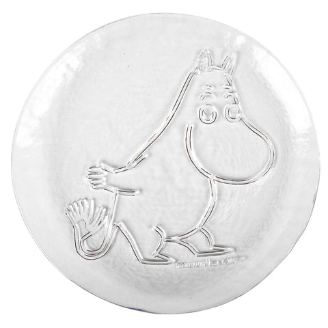 Moomin Moomintroll glass plate 19 cm