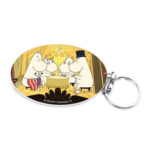 Moomins on the Riviera key chain