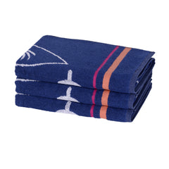 Magic Moomin bath towel blue