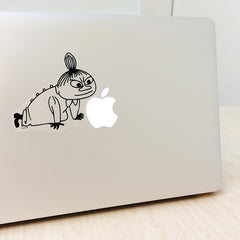 Little My stare laptop sticker