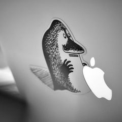 Groke laptop sticker