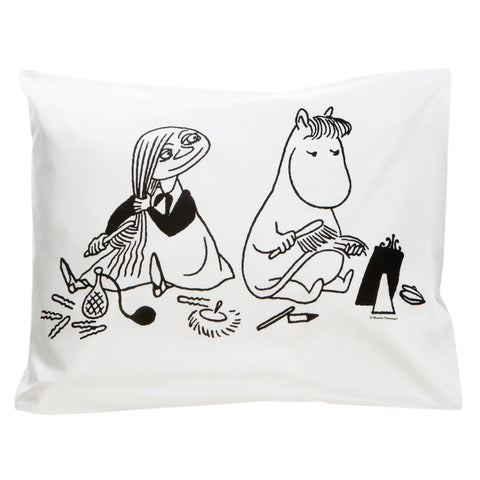 Moomin beauty pillow cover by Finlayson