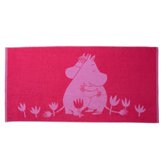 Moomin Love Moomin bath towel pink/rose