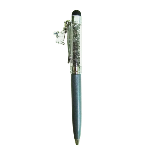 Crystal pen Moomin with flag