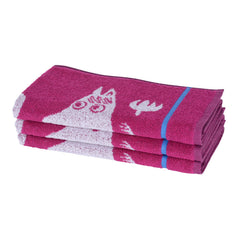 Magic Moomin hand towel fuchsia