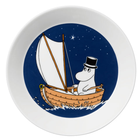 Moominpappa Sailing plate by Arabia