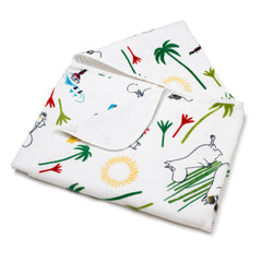 Moomin head towel by Finlayson