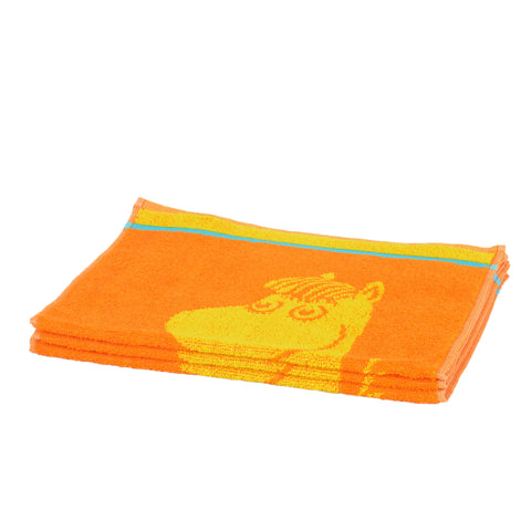 Snorkmaiden small orange towel by Finlayson