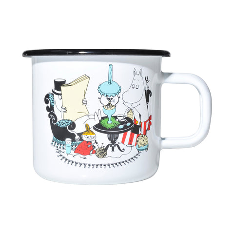 Moominmamma & Moominpappa enamel mug