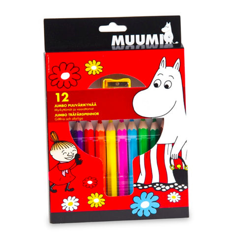 Moomin jumbo colour pens 12 pcs.