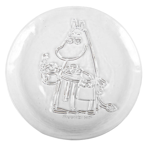 Moomin Moominmamma glass plate 19 cm
