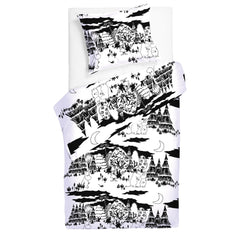Evening Moomin duvet cover set for adults by Finlayson