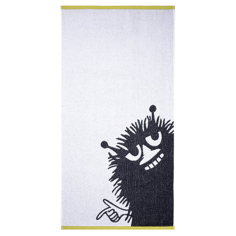 Stinky bath towel white/grey 70 x 140 cm by Finlayson