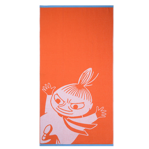 Little My bath towel orange 70 x 140 cm by Finlayson