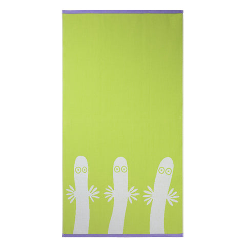 Hattifatteners bath towel lime 70 x 140 cm by Finlayson