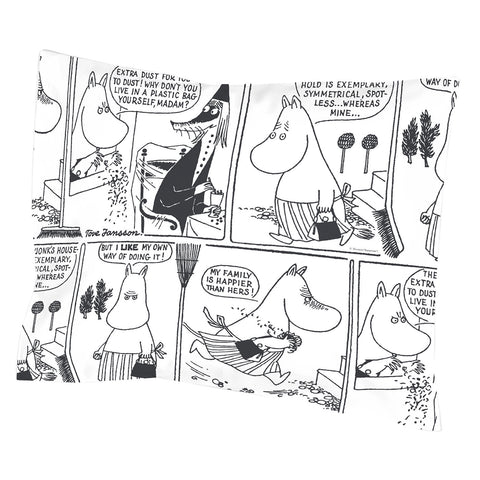 Comic Moominmamma pillowcase 55 x 65 cm by Finlayson