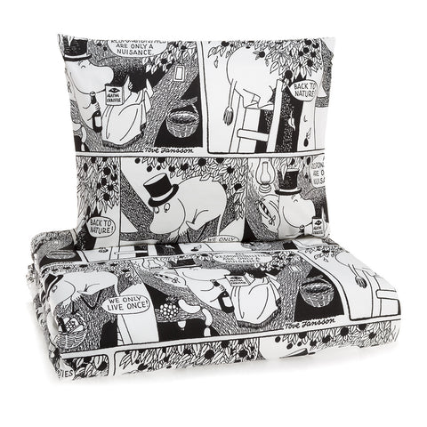 Comic Moominpappa duvet cover 240 x 210 cm by Finlayson