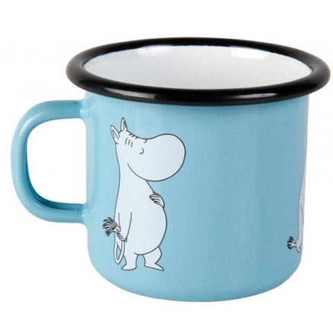 Moomintroll enamel mug 2,5 dl