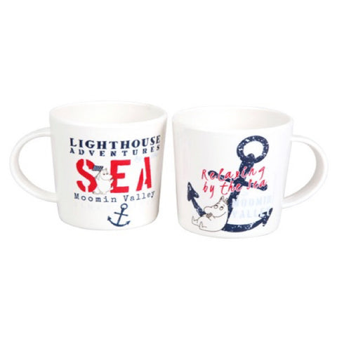 Moomin Sea mugs Pack of 2 by Martinex