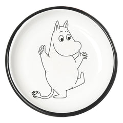 Moomintroll enamel plate 18 cm
