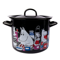 Moomin pot 3,5 l black