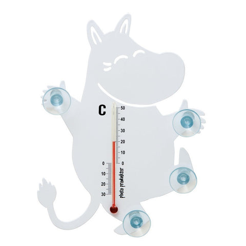 White Moomin thermometer by Pluto Produkter