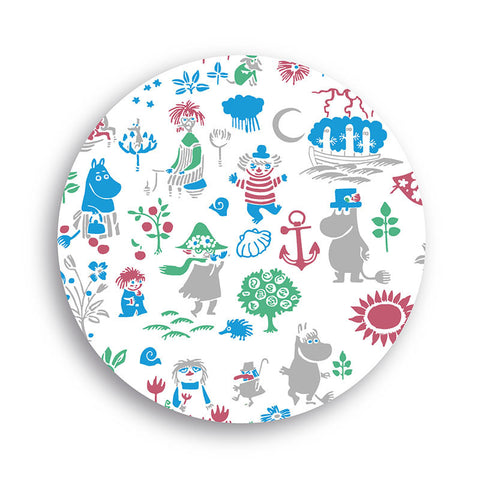 Moomin pattern design pot coaster by Opto Design