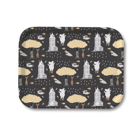 Black Tree Moomin Tray by Opto Design