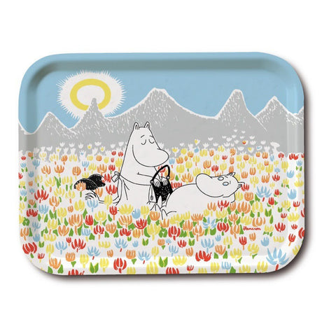 Moomin on the meadow Tray by Opto Design