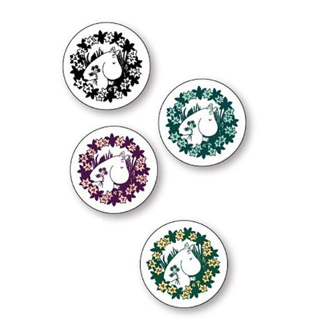 Glass coaster Moomin 70 4-pack by Opto Design