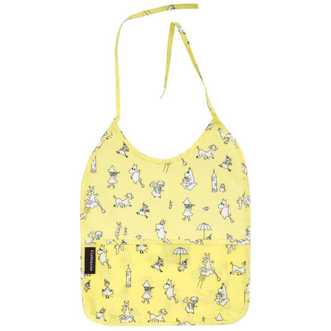 Moomin bib yellow by Finlayson