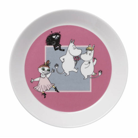 Moomin dance plate by Arabia