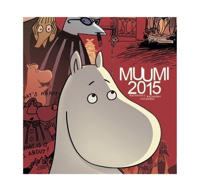 Moomins on the Riviera wall calendar 2015