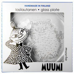 Moomin Stinky glass plate 26 cm