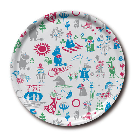 Moomin pattern tray 31 cm