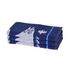Magic Moomin hand towel blue