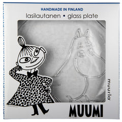 Moomin Moomintroll glass plate 26 cm