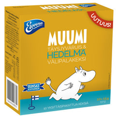 Elovena Moomin wholegrain oat & rye cookies 2x10 pcs