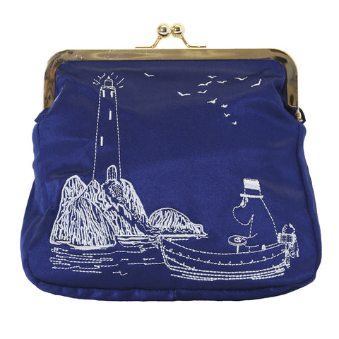 Large embroidered Moomin clutch bag by Ivana Helsinki