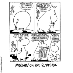 Moomintroll & Snorkmaiden - Moomins on the Riviera