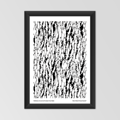 Moomin poster - Hattifatteners on the move