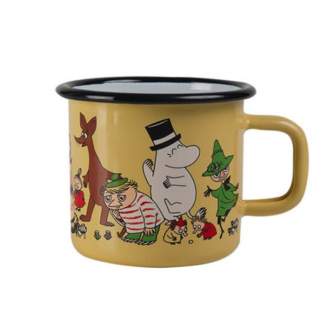 Moomin 70 years enamel mug 3,7 dl