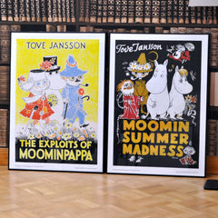 Moomin poster - The Exploits of Moominpappa