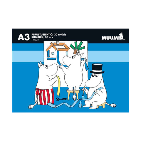 Moomin drawing pad A3 120g