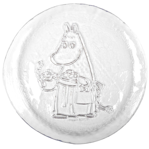Moomin Moominmamma glass plate 26 cm