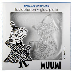 Moomin Snufkin glass plate 26 cm