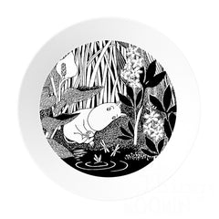 Collector's Edition Moomintroll dreaming and Fazer plate 2-pack