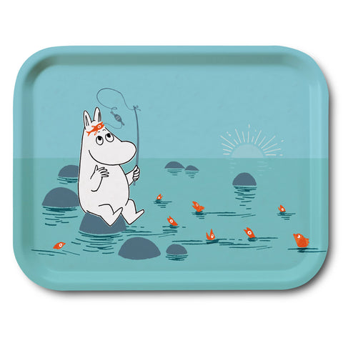 Moomin fishing tray 27x20cm