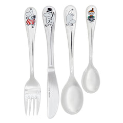 Moomin Family children's cutlery set by Hackman